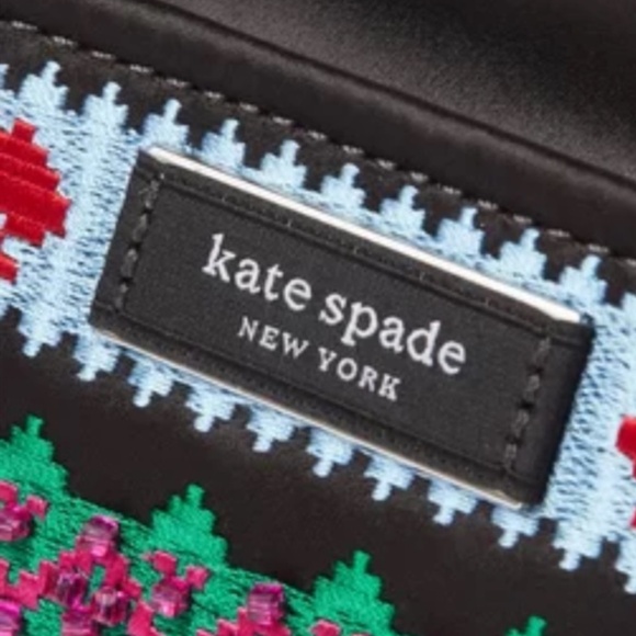 Kate Spade MANHATTAN CARNIVAL FAIR ISLE Purse Mini Tote with Crossbody Strap - Picture 5 of 13